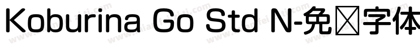 Koburina Go Std N字体转换